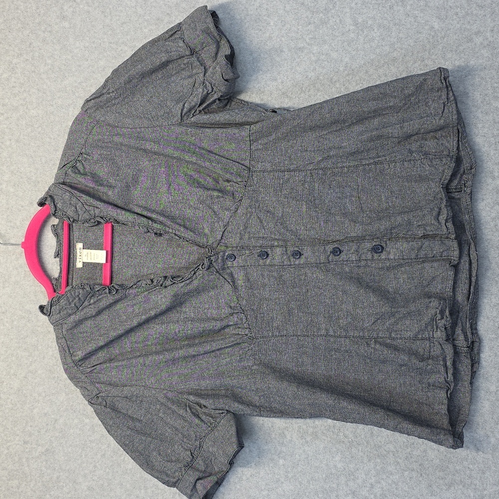 Vixen Denim Cotton Top